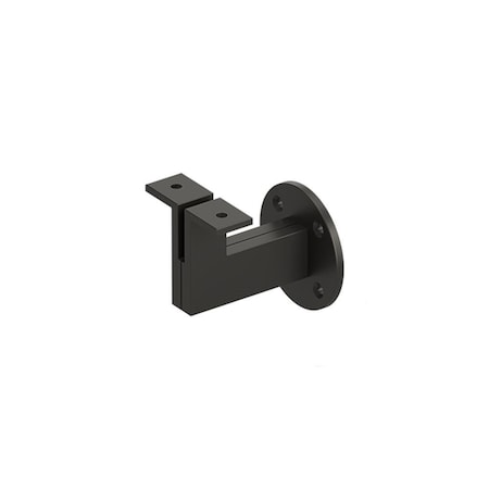 Deltana Heavy Duty Modern Handrail Bracket with 3-1/4 Projection Oil Rubbed Bronze Finish HRBM325U10B